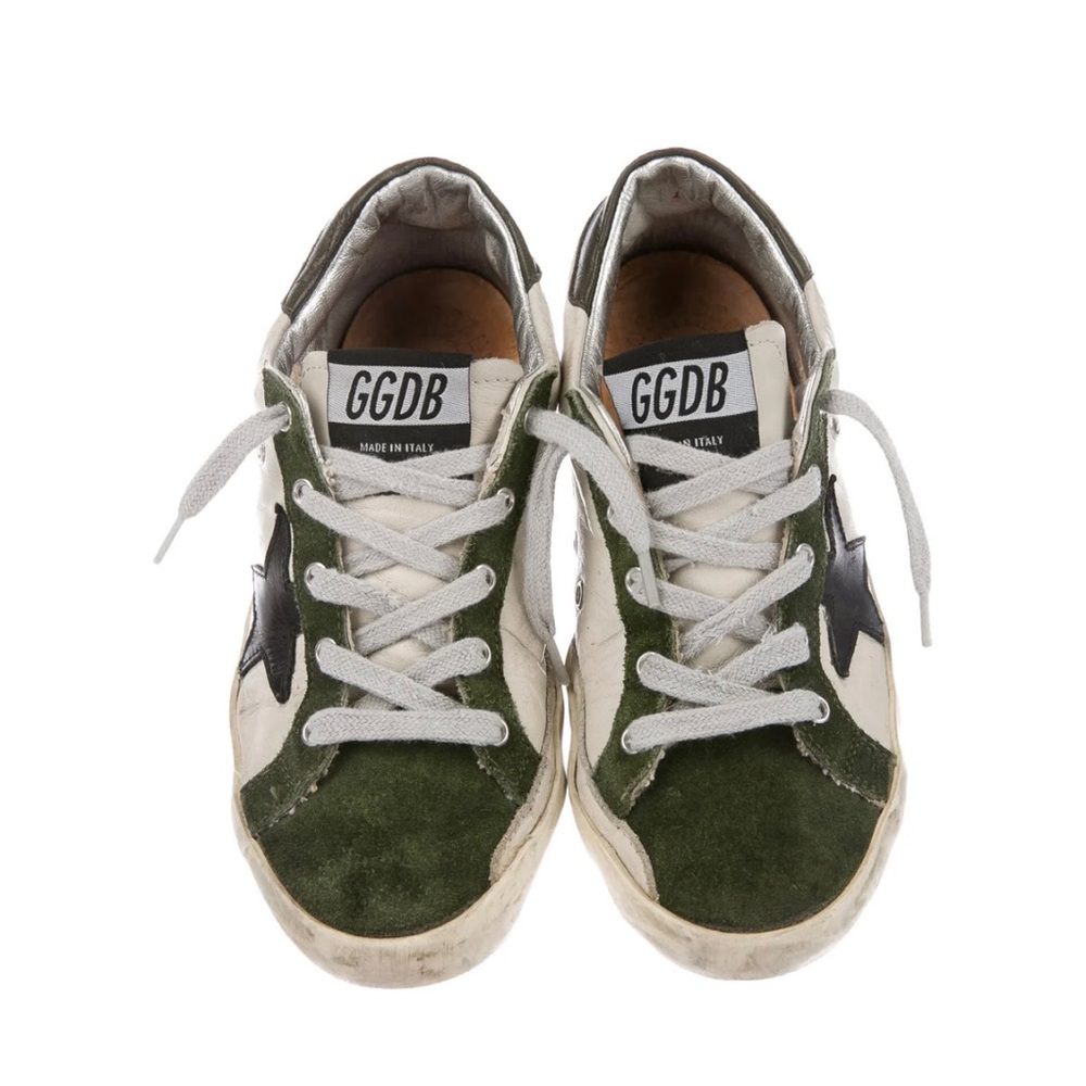 GOLDEN GOOSE KIDS Leather Low-Top Sneakers
Size 12.5